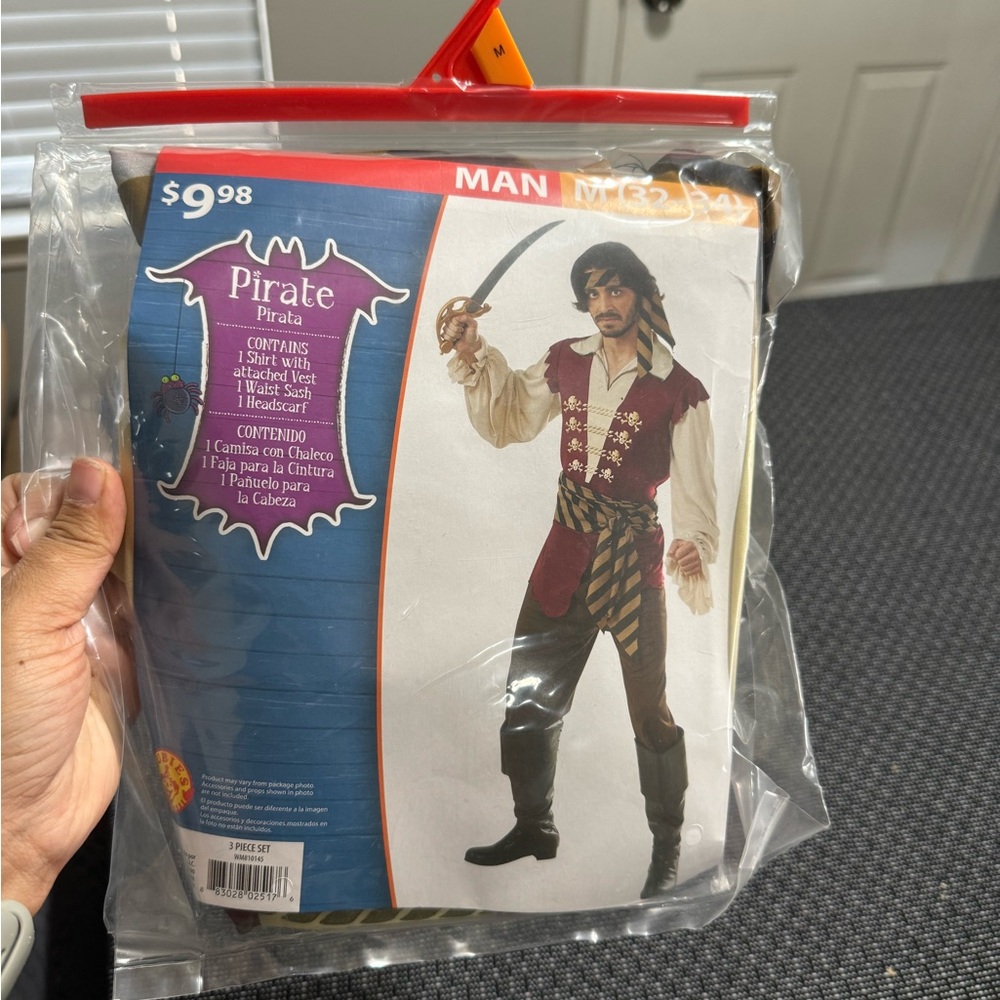 Pirate Costume with Sword